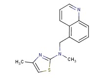 N,4-dimethyl-N-(quinolin-5-ylmethyl)-1,3-thiazol-2-amine