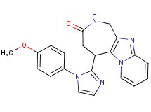 5-[1-(4-methoxyphenyl)-1H-imidazol-2-yl]-1,2,4,5-tetrahydro-3H-pyrido[1',2':1,2]imidazo[4,5-c]azepin-3-one