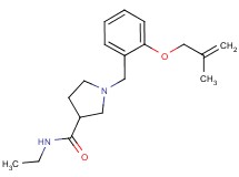 N-ethyl-1-{2-[(2-methylprop-2-en-1-yl)oxy]benzyl}pyrrolidine-3-carboxamide