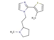 1-[2-(1-methylpyrrolidin-2-yl)ethyl]-2-(3-methyl-2-thienyl)-1H-imidazole