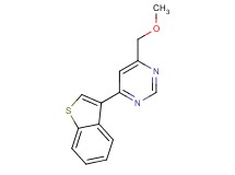 4-(1-benzothien-3-yl)-6-(methoxymethyl)pyrimidine