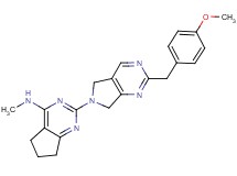 2-[2-(4-methoxybenzyl)-5,7-dihydro-6H-pyrrolo[3,4-d]pyrimidin-6-yl]-N-methyl-6,7-dihydro-5H-cyclopenta[d]pyrimidin-4-amine