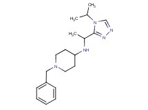 1-benzyl-N-[1-(4-isopropyl-4H-1,2,4-triazol-3-yl)ethyl]piperidin-4-amine