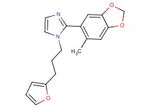 1-[3-(2-furyl)propyl]-2-(6-methyl-1,3-benzodioxol-5-yl)-1H-imidazole