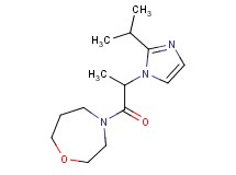 4-[2-(2-isopropyl-1H-imidazol-1-yl)propanoyl]-1,4-oxazepane