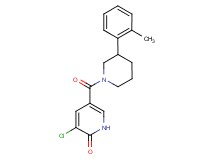 3-chloro-5-{[3-(2-methylphenyl)-1-piperidinyl]carbonyl}-2(1H)-pyridinone