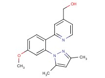 {2-[2-(3,5-dimethyl-1H-pyrazol-1-yl)-4-methoxyphenyl]pyridin-4-yl}methanol