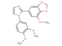 1-(3,4-dimethoxyphenyl)-2-(7-methoxy-1,3-benzodioxol-5-yl)-1H-imidazole