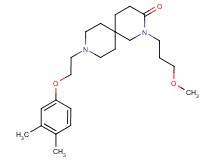 9-[2-(3,4-dimethylphenoxy)ethyl]-2-(3-methoxypropyl)-2,9-diazaspiro[5.5]undecan-3-one