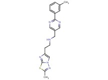2-(2-methylimidazo[2,1-b][1,3,4]thiadiazol-6-yl)-N-{[2-(3-methylphenyl)pyrimidin-5-yl]methyl}ethanamine