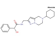 (2R)-N-[(5-cyclohexyl-4,5,6,7-tetrahydropyrazolo[1,5-a]pyrazin-2-yl)methyl]-2-hydroxy-2-phenylacetamide