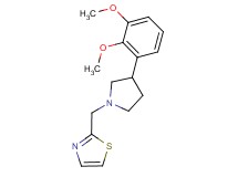 2-{[3-(2,3-dimethoxyphenyl)pyrrolidin-1-yl]methyl}-1,3-thiazole