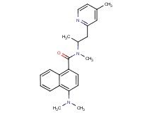 4-(dimethylamino)-N-methyl-N-[1-methyl-2-(4-methylpyridin-2-yl)ethyl]-1-naphthamide