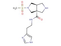 (3aR*,6aR*)-N-[2-(1H-imidazol-4-yl)ethyl]-2-(methylsulfonyl)hexahydropyrrolo[3,4-c]pyrrole-3a(1H)-carboxamide