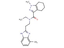 N-ethyl-1-methyl-N-[2-(4-methyl-1H-benzimidazol-2-yl)ethyl]-4,5,6,7-tetrahydro-1H-indazole-3-carboxamide
