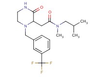 N-isobutyl-N-methyl-2-{3-oxo-1-[3-(trifluoromethyl)benzyl]-2-piperazinyl}acetamide