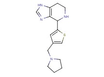 4-[4-(pyrrolidin-1-ylmethyl)-2-thienyl]-4,5,6,7-tetrahydro-1H-imidazo[4,5-c]pyridine