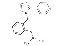 N,N-dimethyl-1-{2-[(2-pyridin-4-yl-1H-imidazol-1-yl)methyl]phenyl}methanamine