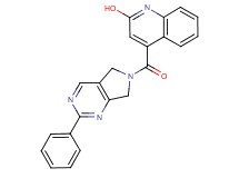 4-[(2-phenyl-5,7-dihydro-6H-pyrrolo[3,4-d]pyrimidin-6-yl)carbonyl]-2-quinolinol