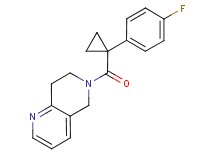 6-{[1-(4-fluorophenyl)cyclopropyl]carbonyl}-5,6,7,8-tetrahydro-1,6-naphthyridine