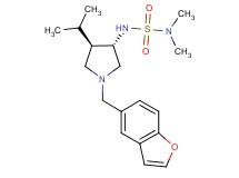 N'-[(3S*,4R*)-1-(1-benzofuran-5-ylmethyl)-4-isopropyl-3-pyrrolidinyl]-N,N-dimethylsulfamide