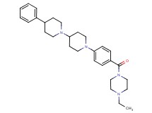 1'-{4-[(4-ethyl-1-piperazinyl)carbonyl]phenyl}-4-phenyl-1,4'-bipiperidine