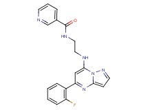 N-(2-{[5-(2-fluorophenyl)pyrazolo[1,5-a]pyrimidin-7-yl]amino}ethyl)nicotinamide