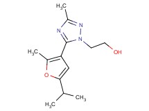 2-[5-(5-isopropyl-2-methyl-3-furyl)-3-methyl-1H-1,2,4-triazol-1-yl]ethanol