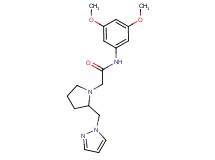 N-(3,5-dimethoxyphenyl)-2-[2-(1H-pyrazol-1-ylmethyl)pyrrolidin-1-yl]acetamide