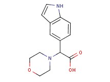 1H-indol-5-yl(morpholin-4-yl)acetic acid