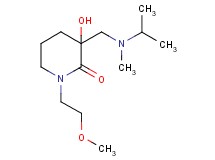 3-hydroxy-3-{[isopropyl(methyl)amino]methyl}-1-(2-methoxyethyl)-2-piperidinone