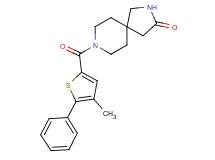 8-[(4-methyl-5-phenyl-2-thienyl)carbonyl]-2,8-diazaspiro[4.5]decan-3-one