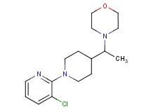 4-{1-[1-(3-chloro-2-pyridinyl)-4-piperidinyl]ethyl}morpholine