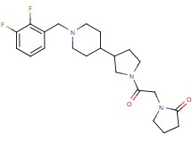 1-(2-{3-[1-(2,3-difluorobenzyl)-4-piperidinyl]-1-pyrrolidinyl}-2-oxoethyl)-2-pyrrolidinone