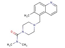 N,N-dimethyl-4-[(6-methylquinolin-5-yl)methyl]piperazine-1-carboxamide