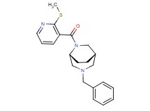 (1S*,5R*)-3-benzyl-6-{[2-(methylthio)-3-pyridinyl]carbonyl}-3,6-diazabicyclo[3.2.2]nonane