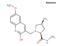 (2S,4S)-4-amino-1-[(2-hydroxy-6-methoxyquinolin-3-yl)methyl]-N-methylpyrrolidine-2-carboxamide