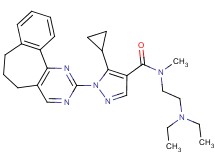 5-cyclopropyl-N-[2-(diethylamino)ethyl]-1-(6,7-dihydro-5H-benzo[6,7]cyclohepta[1,2-d]pyrimidin-2-yl)-N-methyl-1H-pyrazole-4-carboxamide