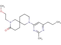 2-(2-methoxyethyl)-8-(2-methyl-6-propyl-4-pyrimidinyl)-2,8-diazaspiro[5.5]undecan-3-one