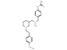N-(4-{[({1-[2-(4-methoxyphenyl)ethyl]-3-piperidinyl}methyl)(methyl)amino]methyl}phenyl)acetamide