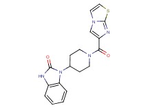 1-[1-(imidazo[2,1-b][1,3]thiazol-6-ylcarbonyl)-4-piperidinyl]-1,3-dihydro-2H-benzimidazol-2-one