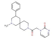 1-[2-(2-methyl-4-phenyl-2,9-diazaspiro[5.5]undec-9-yl)-2-oxoethyl]-2(1H)-pyrimidinone