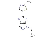 1-(cyclopropylmethyl)-5-(2-methyl-1,3-thiazol-5-yl)-1,4-dihydroimidazo[4,5-c]pyrazole