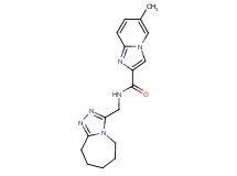 6-methyl-N-(6,7,8,9-tetrahydro-5H-[1,2,4]triazolo[4,3-a]azepin-3-ylmethyl)imidazo[1,2-a]pyridine-2-carboxamide
