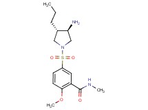 5-{[(3R*,4S*)-3-amino-4-propyl-1-pyrrolidinyl]sulfonyl}-2-methoxy-N-methylbenzamide