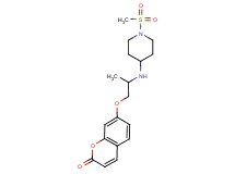 7-(2-{[1-(methylsulfonyl)piperidin-4-yl]amino}propoxy)-2H-chromen-2-one