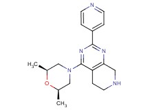 4-[(2R*,6S*)-2,6-dimethylmorpholin-4-yl]-2-pyridin-4-yl-5,6,7,8-tetrahydropyrido[3,4-d]pyrimidine