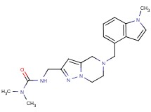 N,N-dimethyl-N'-({5-[(1-methyl-1H-indol-4-yl)methyl]-4,5,6,7-tetrahydropyrazolo[1,5-a]pyrazin-2-yl}methyl)urea