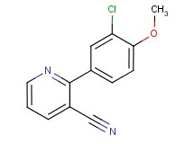 2-(3-chloro-4-methoxyphenyl)nicotinonitrile