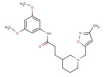 N-(3,5-dimethoxyphenyl)-3-{1-[(3-methylisoxazol-5-yl)methyl]piperidin-3-yl}propanamide
